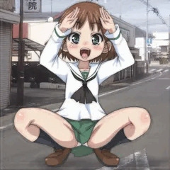 商店街と桂利奈ちゃん