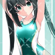250512「緑青萌木(オリジナル)」競泳水着