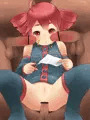 輪姦されながら口笛をふきつつハサミで紙を切っているロリな重音テト