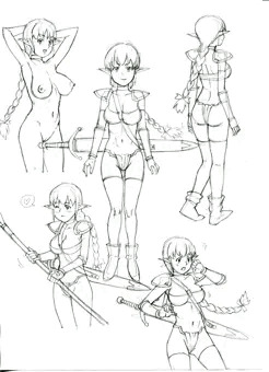 巨乳戦士エルフちゃん