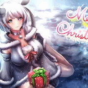 梓みふゆ・七海やちよ（マギアレコード）クリスマスイラスト
