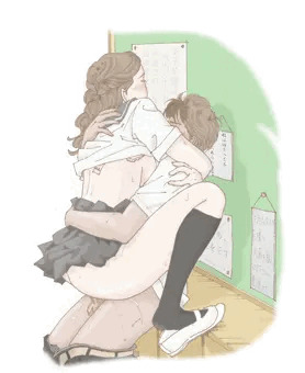 放課後の教室で