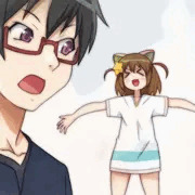 温まったにゃ～ビールくれにゃ～