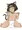 褐色エジプト猫耳ロリ
