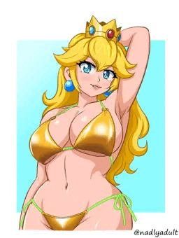 ピーチ姫　ゴールデンビキニ