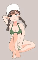 水着少女