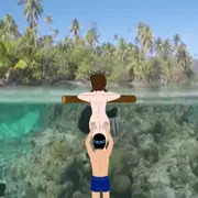 お尻を揉まれるしずかちゃん(笑)