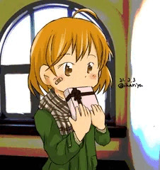 バレンタインモードの朧ちゃん