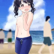 男水着チャレンジ小糸