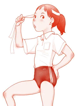 梅雨前ブルマー