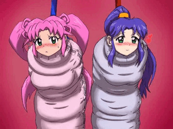 うちのバーチャロン娘、ブランケットスリープサック詰め