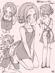 裸エプロンちゃん