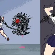 悪夢屋敷・無限牢獄　敵敗北エロシーン基本アニメーション11