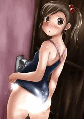 過去絵 真美がおしっこもらしたようです。