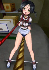 体操服娘の綱渡り
