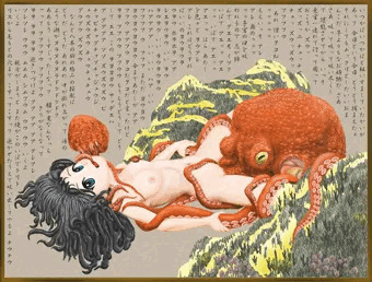 Divinggirl ravished by Octopuses