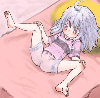 ストレッチをする女の子