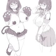 ネコの日ネコミミコスプレ風紀委員