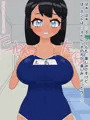 フジザクラアニメ スク水日焼け爆乳ロリパイズリ編