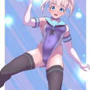 競泳水着魔法少女
