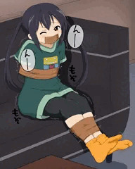 部屋着あずにゃんテープ巻き