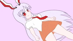 鈴仙に全裸差分を