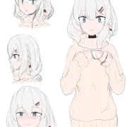オリキャラ白髪