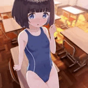 「あ、新しい水着、どうですか……？」