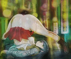 アラシを種付けプレス前から後ろから