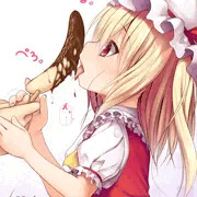 金曜日の微エロ　３３週目　フランちゃんにチョコバナナをあげてみよう。　その２
