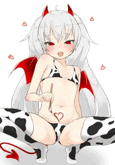 メスガキ牛柄ビキニ年
