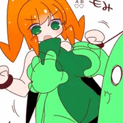 スライムに乳を揉まれまくるみかん娘ちゃん