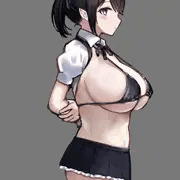【R-15】巨乳ビキニメイド
