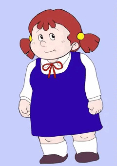あらま学園　ぽっちゃりの生徒　