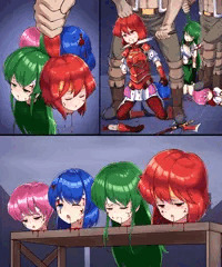 三姉妹+ミネルバ様ころころ