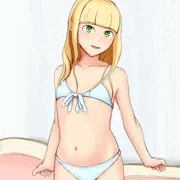 金髪幼女のお腹