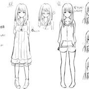 次回漫画のキャラデザ