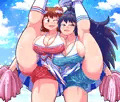 チアコスI字バランス響＆春香+真美ちゃん触手責めなど