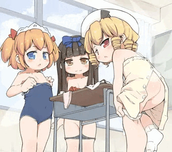 着替え中の三妖精