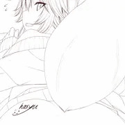 玉藻ちゃんとお花見二回戦目　線画