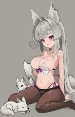 親子狐