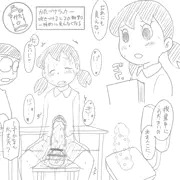 しずかちゃん（白黒）