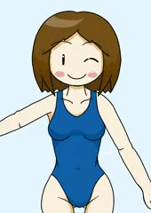 スク水オリキャラ（ワンドロ）