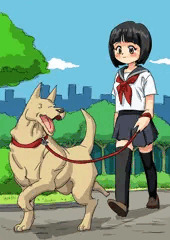 公園でお散歩