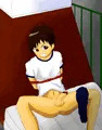 体育倉庫にて