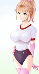 【リョナグロ】巨乳ブルマ娘が爆死して乳房が吹っ飛ぶ