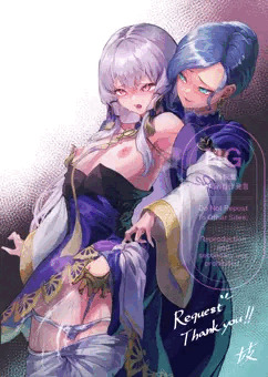 ［skeb］イカされるリシテアとドロテア