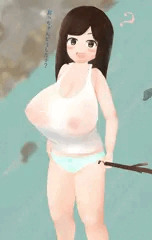 おっぱいにしか栄養行ってなさそうな子