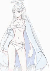ナグサ水着　