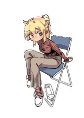がまんするひと